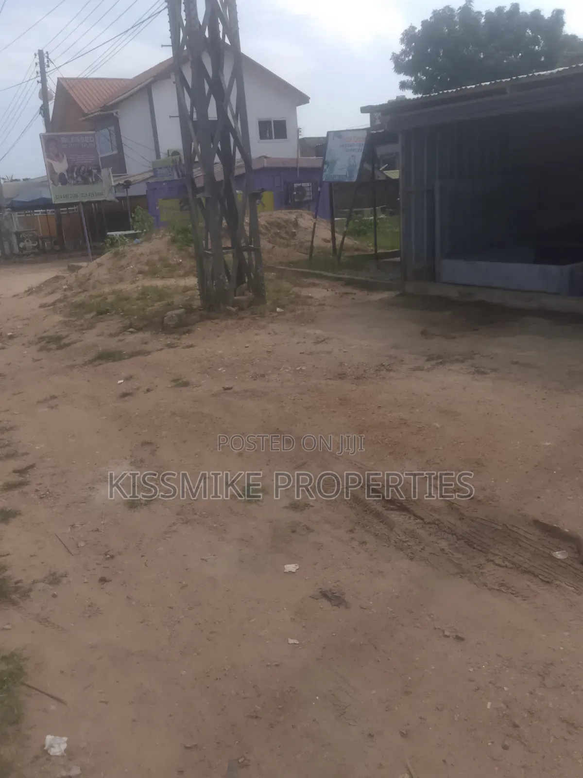 Roadside Land for Sale at Adjringanor