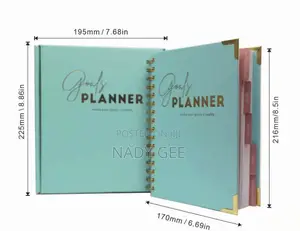 Undated A5 Gial Planner in Turquoise