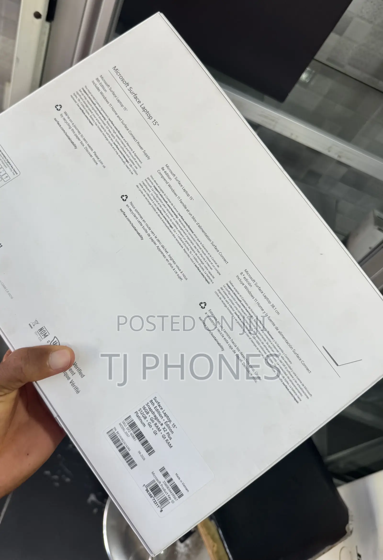 New Microsoft Surface Laptop 8 16GB Qualcomm Snapdragon X Plus 512GB