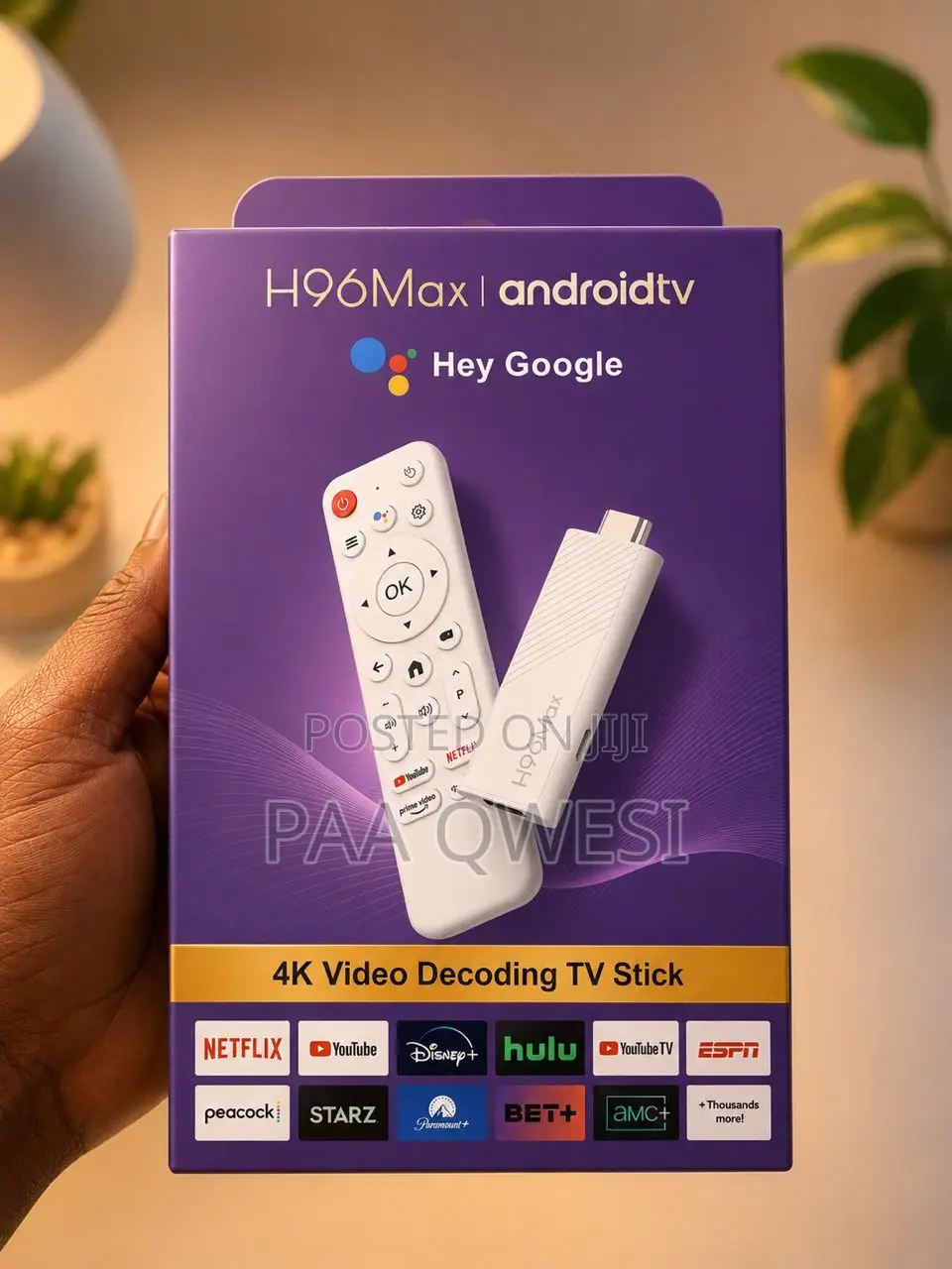 H96 Max Android TV Box 4K Smart Media Player