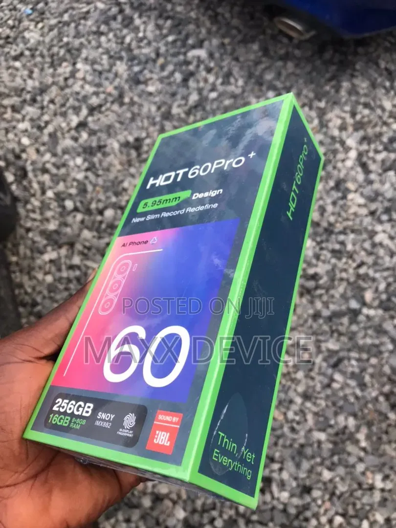 New Infinix Hot 60 Pro+ 256 GB Silver