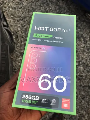 New Infinix Hot 60 Pro+ 256 GB Silver