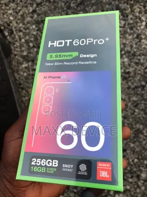 New Infinix Hot 60 Pro+ 256 GB Silver