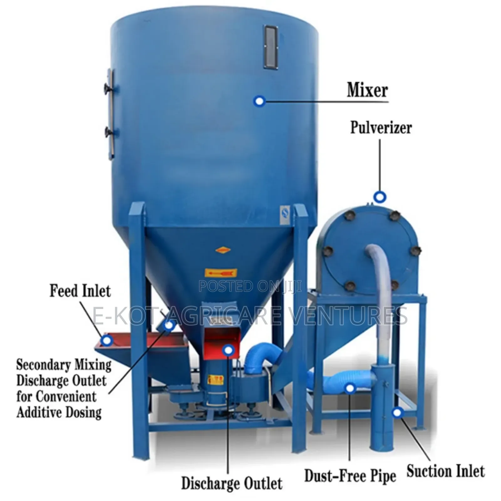 Feed Mixer Machine With Grinder