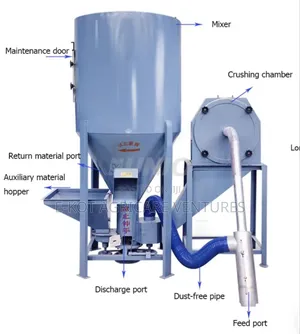 Feed Mixer Machine With Grinder