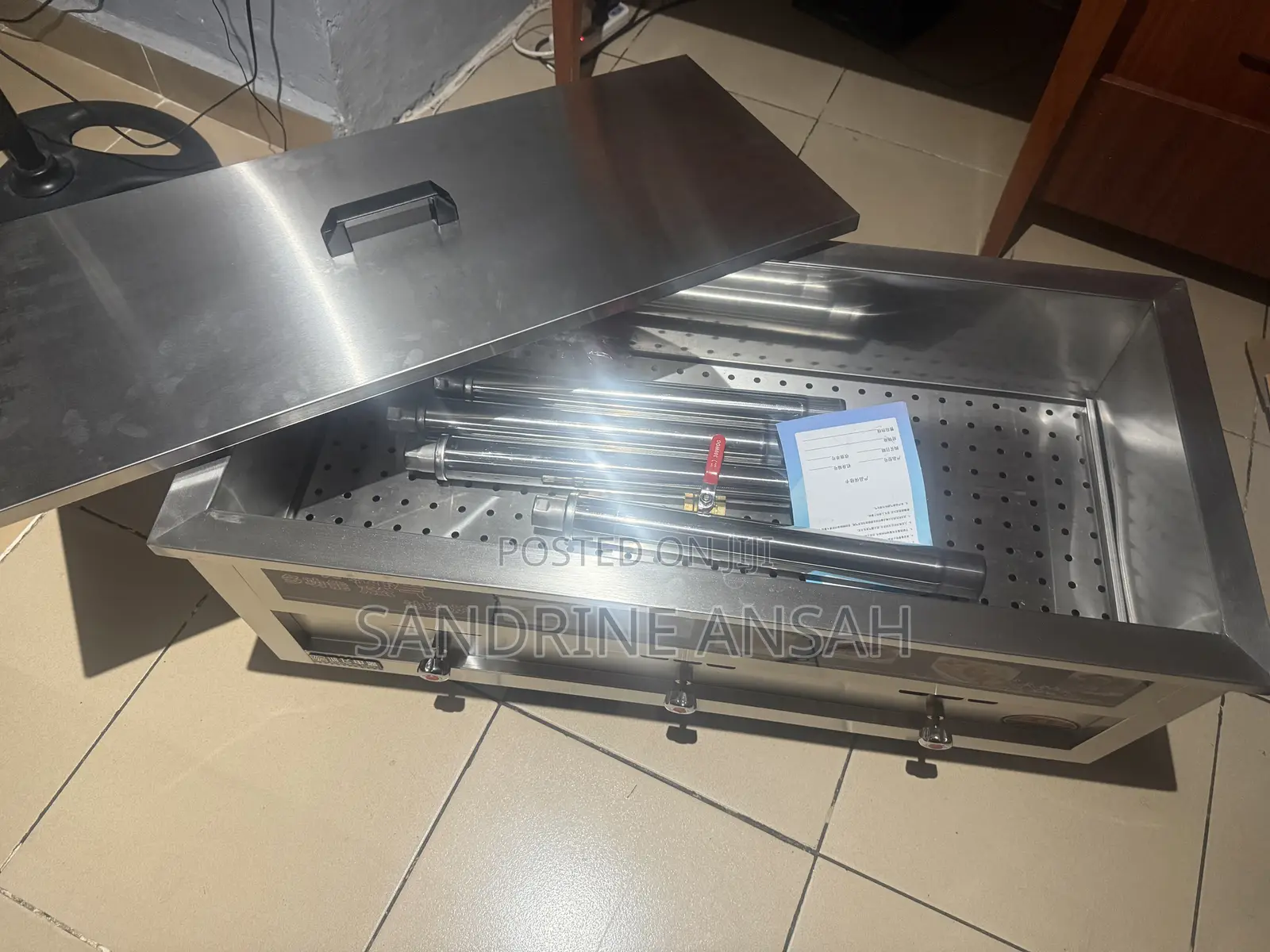 Commercial Gas Deep Fryer 38 Liters