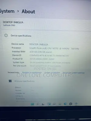 Laptop Dell Latitude 3180 4GB Intel Pentium SSD 128GB