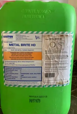 UNITOR METAL BRITE – Metal Cleaner & Brightener