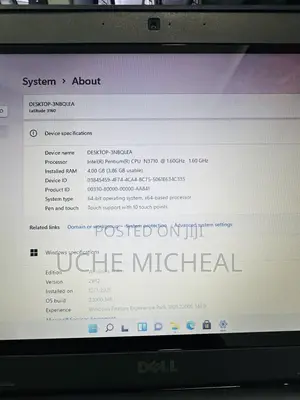 Laptop Dell Latitude 3180 4GB Intel Pentium SSD 128GB