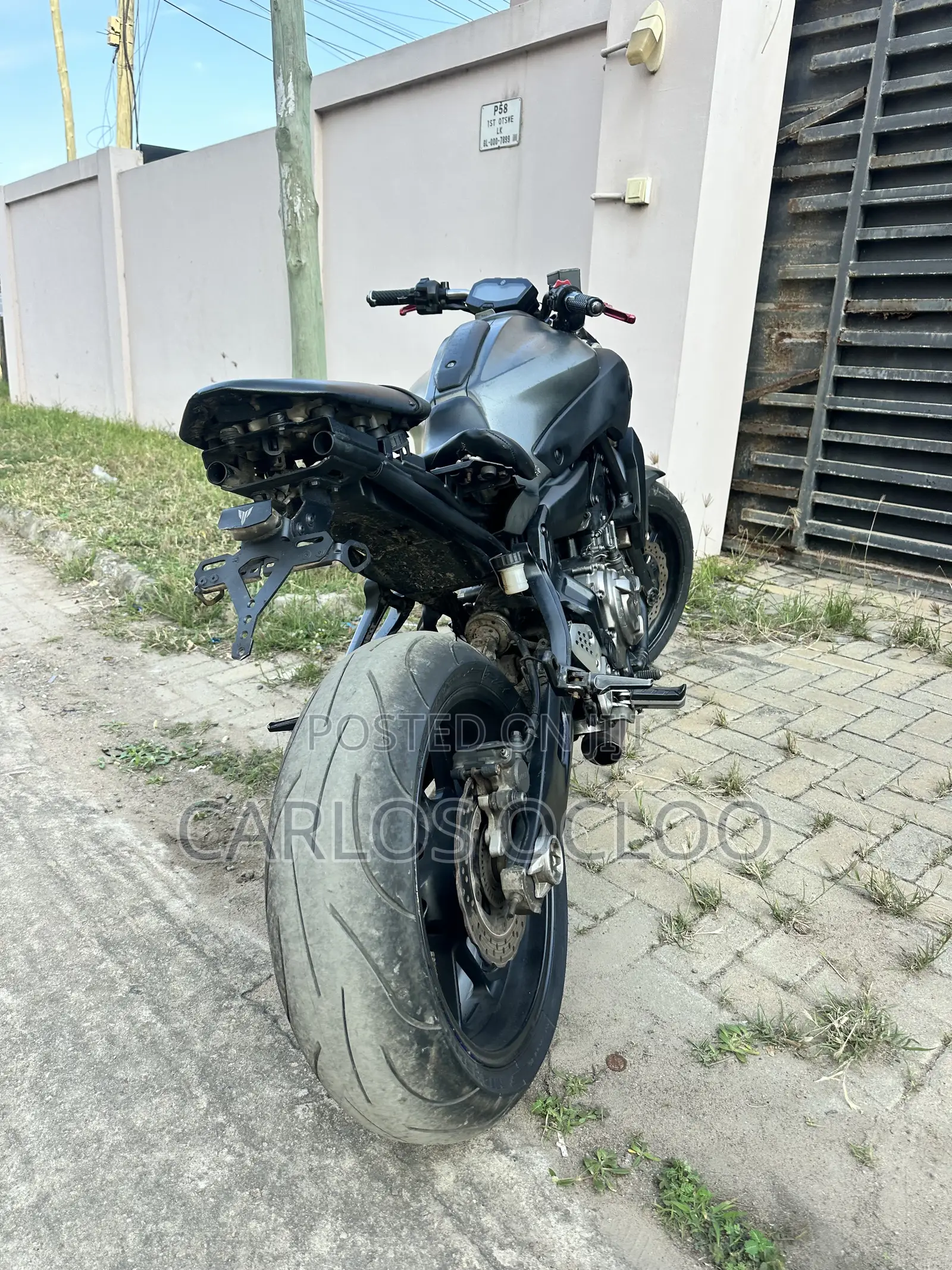 Yamaha MT-07 2016 Gray