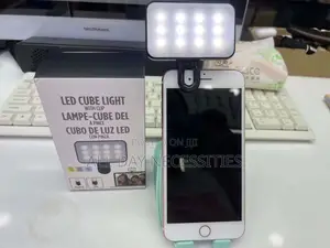 LED Cube Light With Clip – Bright, Portable & Convenient!