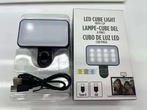 LED Cube Light With Clip – Bright, Portable & Convenient!