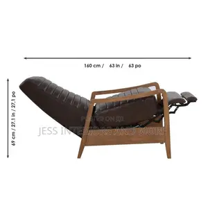 Leather Recliner Accent Chair