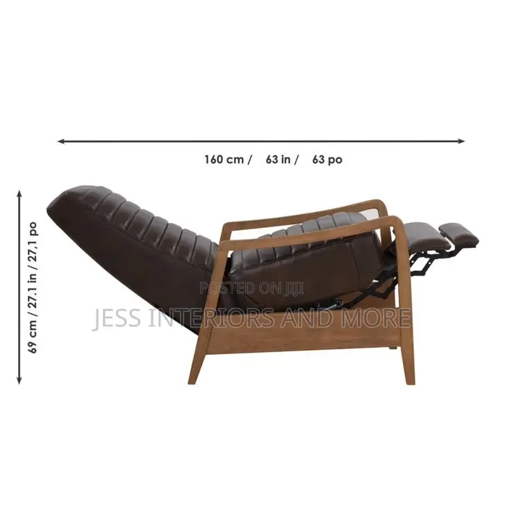 Leather Recliner Accent Chair