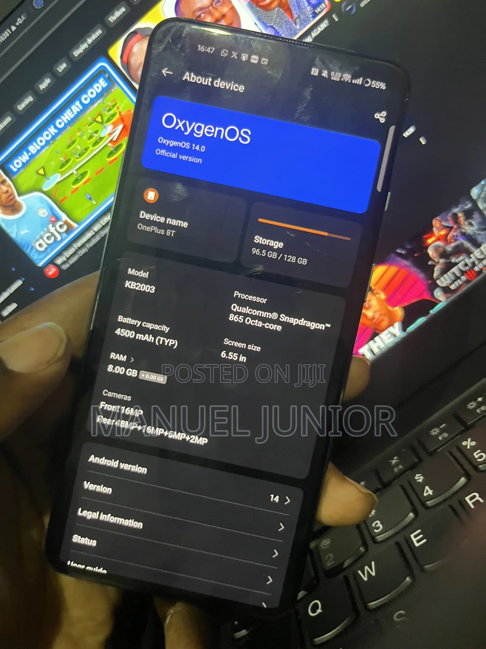 OnePlus 8T 128 GB Silver