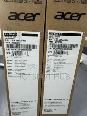 New Laptop Acer Nitro V 15 16GB Intel Core i7 SSD 1T