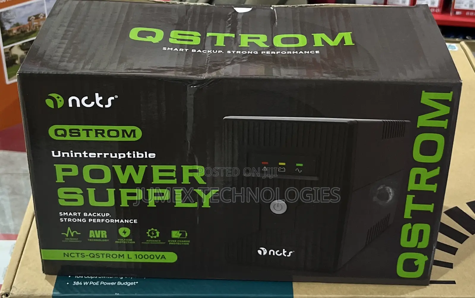 1000va Ups 600w NCTS Uninterrupted Power Supply Smart Backup Qstrom