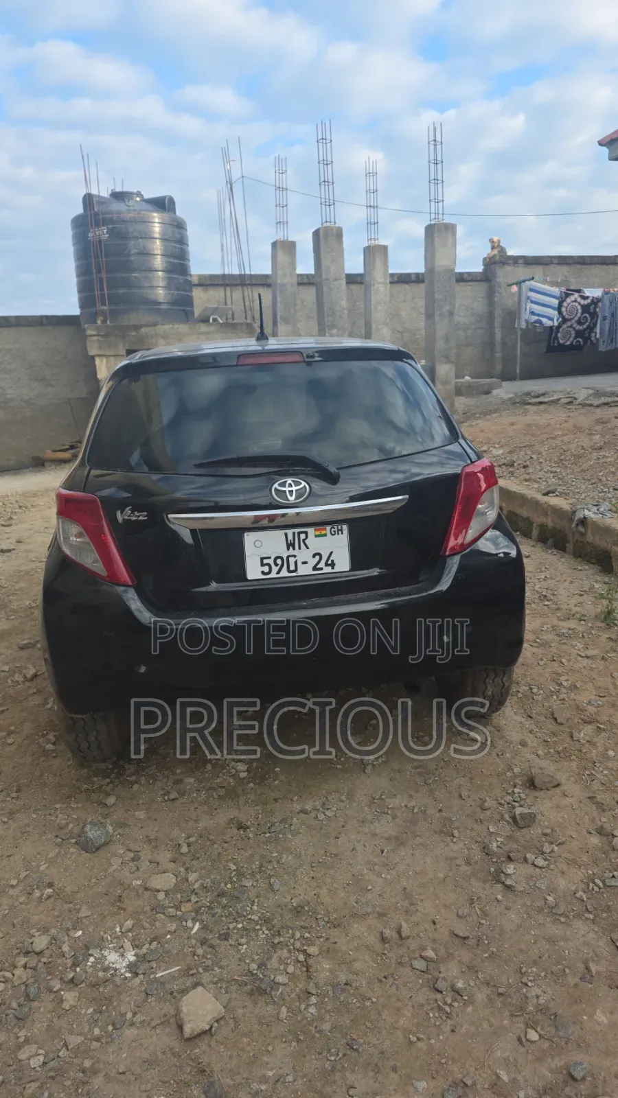 Toyota Vitz 2012 Black