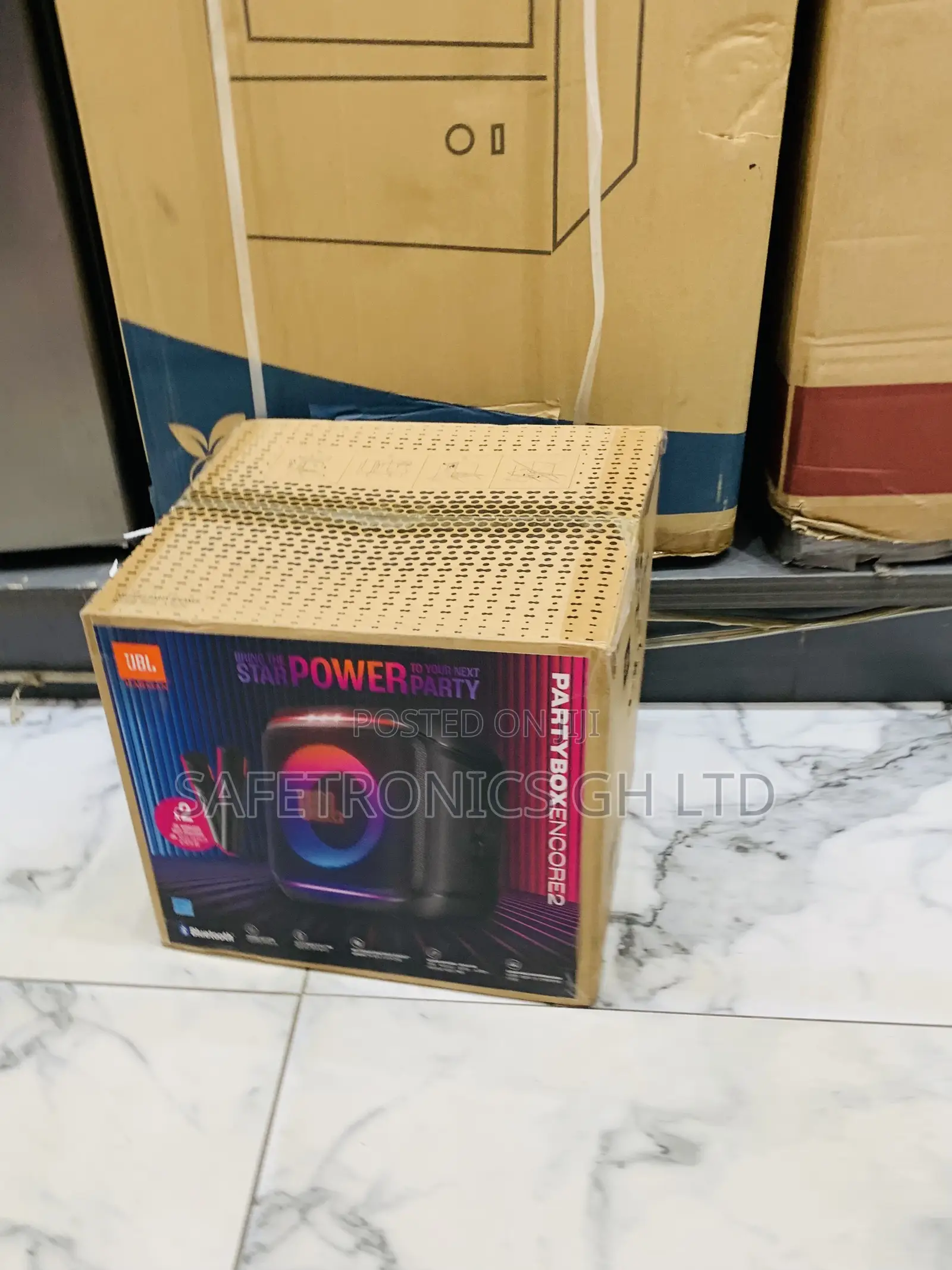 New Lovely JBL PartyBox Encore 2 Portable Party Speaker With 2 Mics
