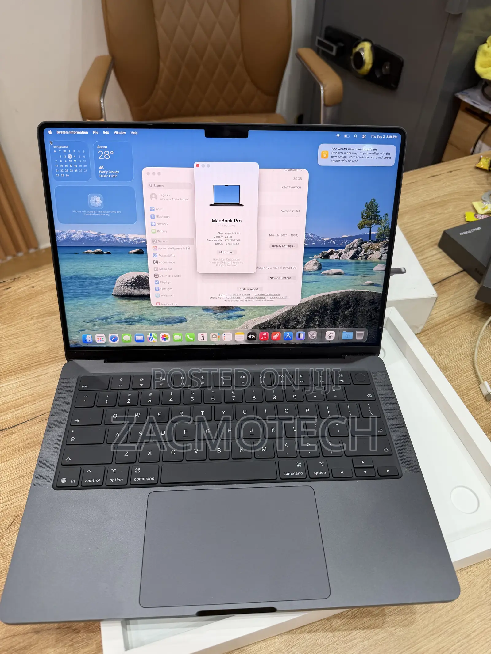 Laptop Apple MacBook Pro 2026 M5 Pro 24GB Apple M5 Pro SSD 1T