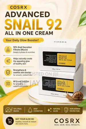 Original Corsx Advanced Snail All in One Face Cream 100g.