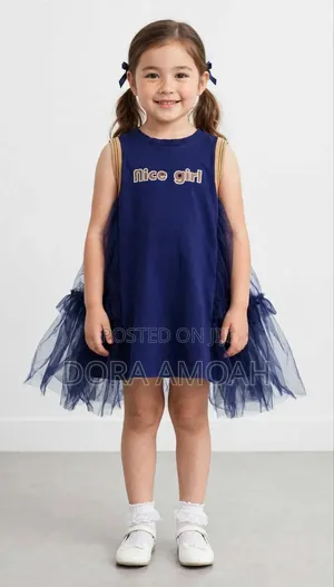 Navy Blue Tulle Frock (Nice Girl)