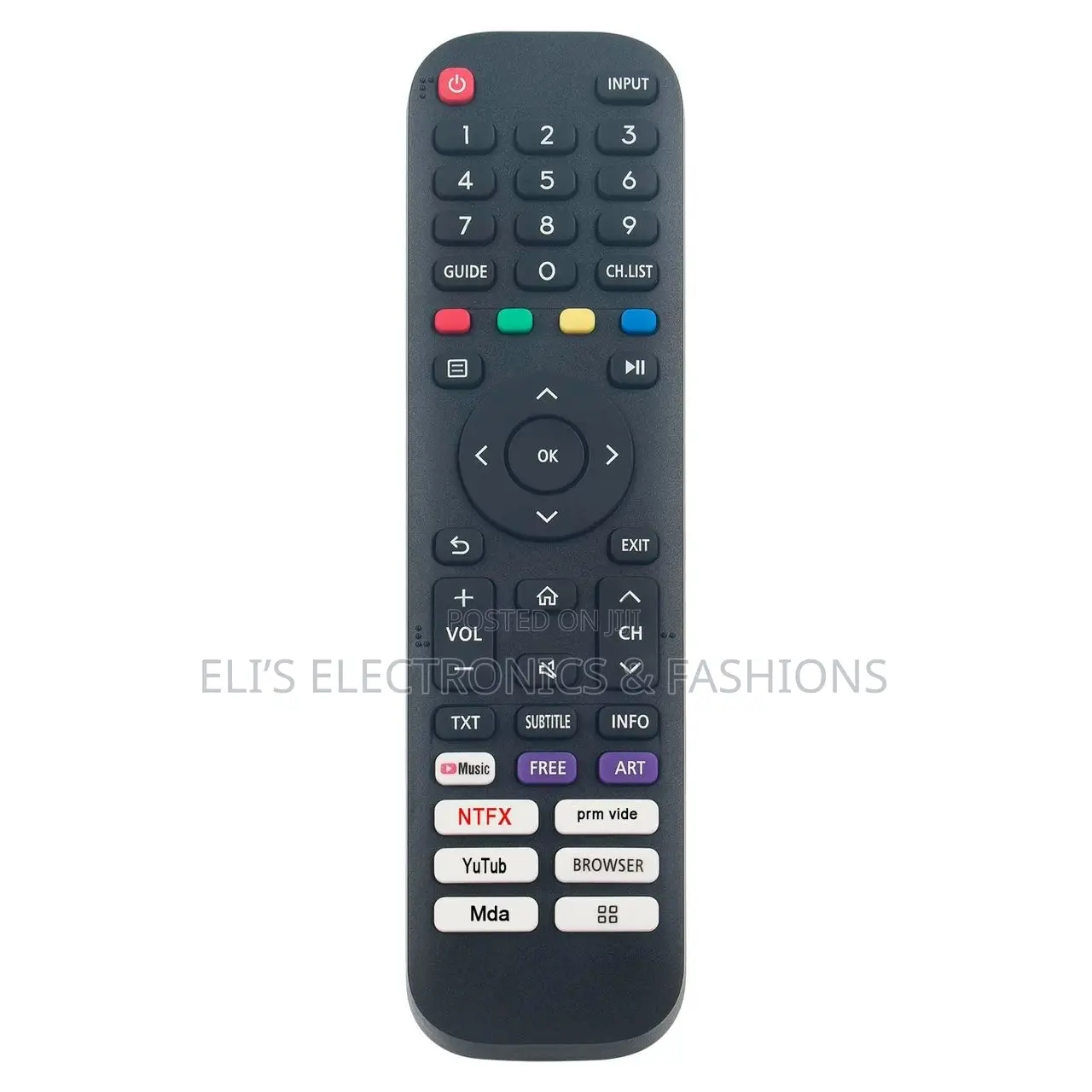 Bruhm and Hisense Smart Android Led TV Remote Control