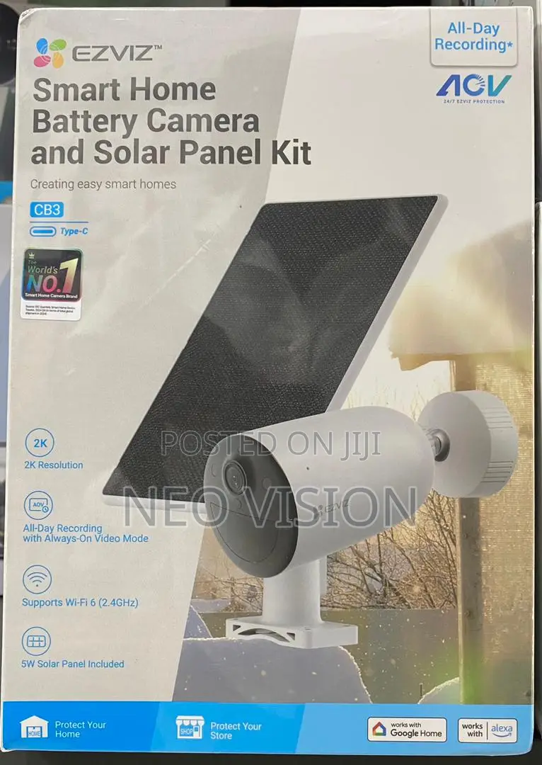 Ezviz Battery Camera and Solar Panel Kit