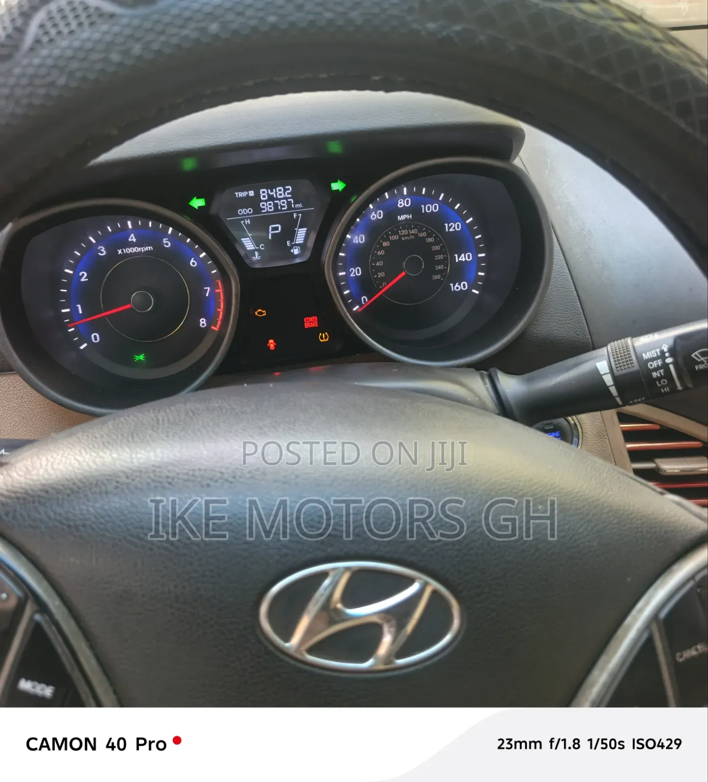 Hyundai Elantra 2015 Blue