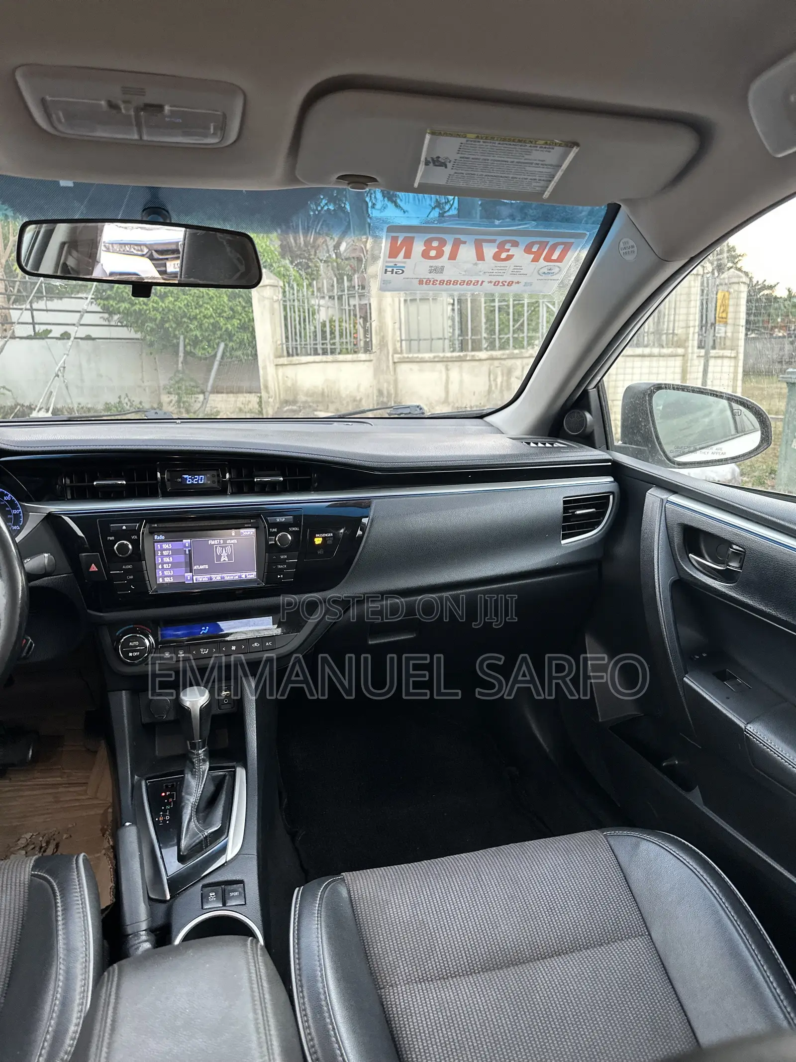 Toyota Corolla S 4dr Sedan (1.8L 4cyl CVT) 2015 White