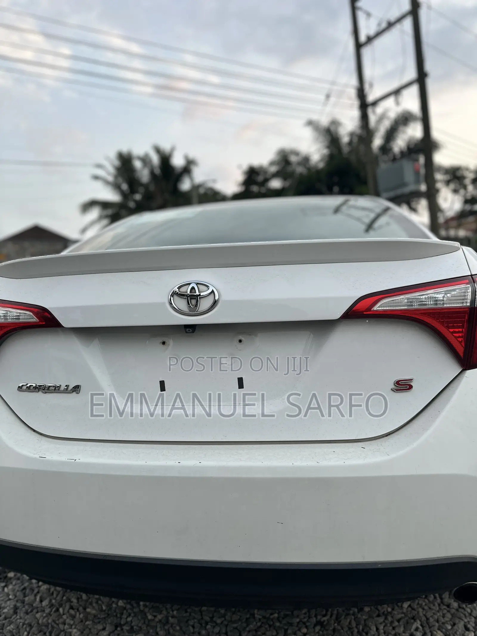 Toyota Corolla S 4dr Sedan (1.8L 4cyl CVT) 2015 White