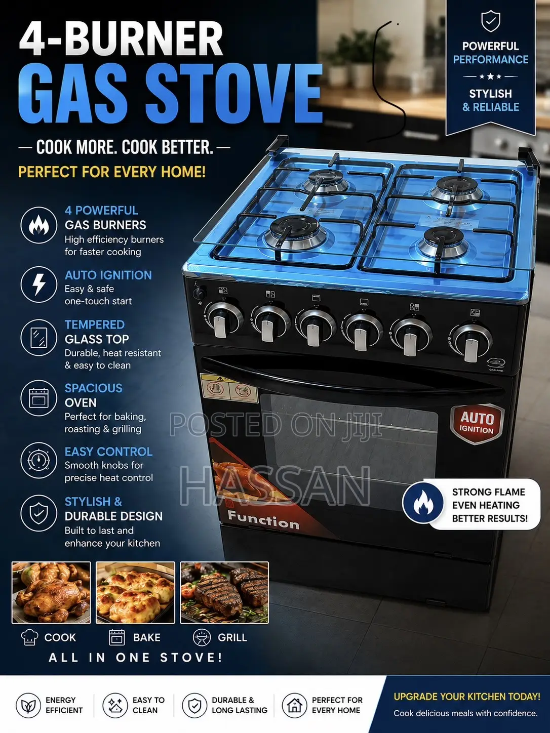 4in1 Electric Gas Stove