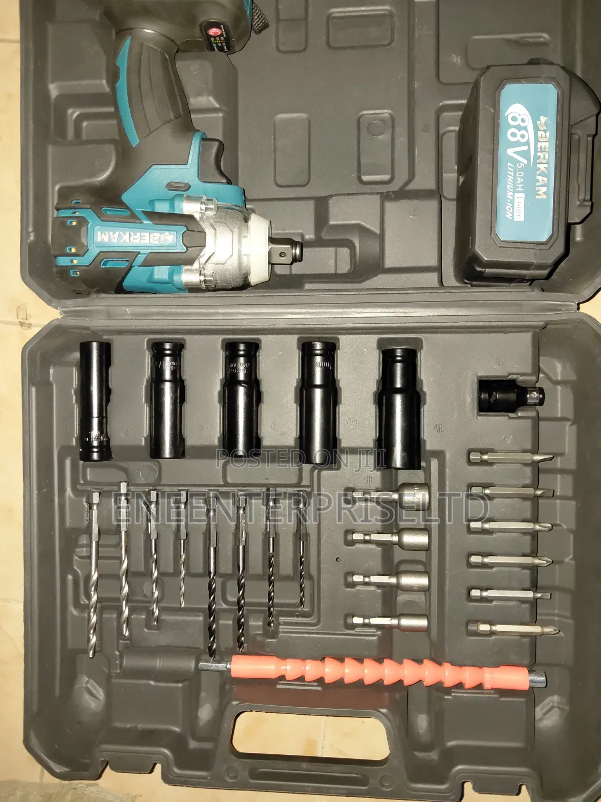 Cordless Impact Wrench Set Industrial Power Wrench Kits Brushless