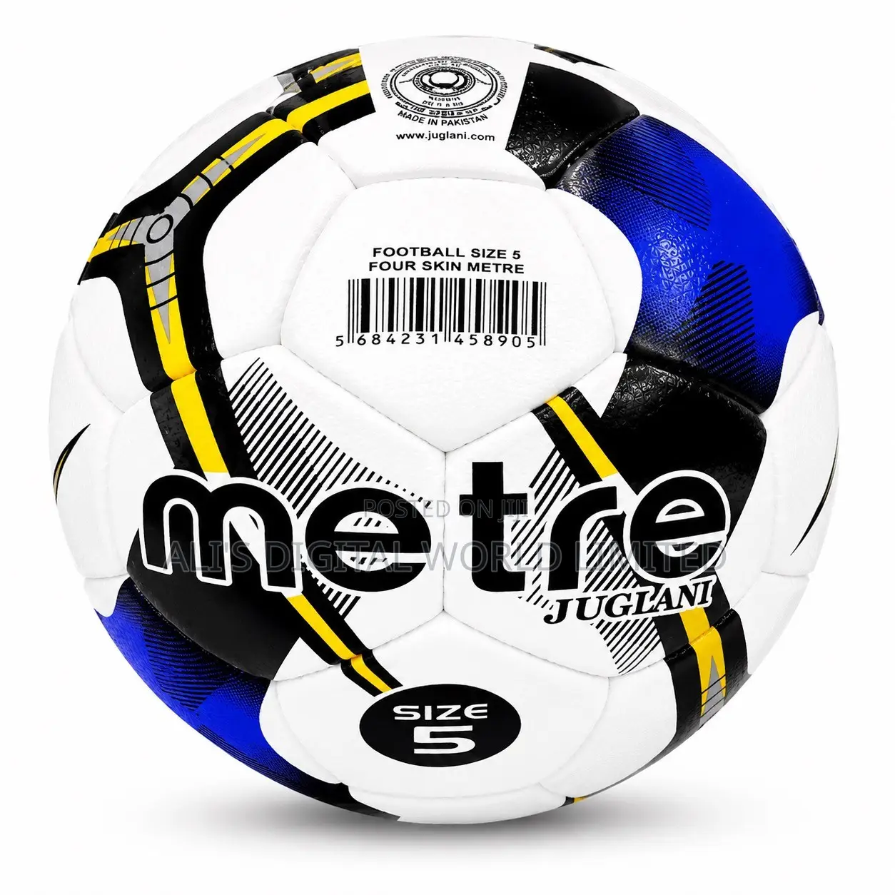 Metre Professional Soccer Ball - Anti Slip