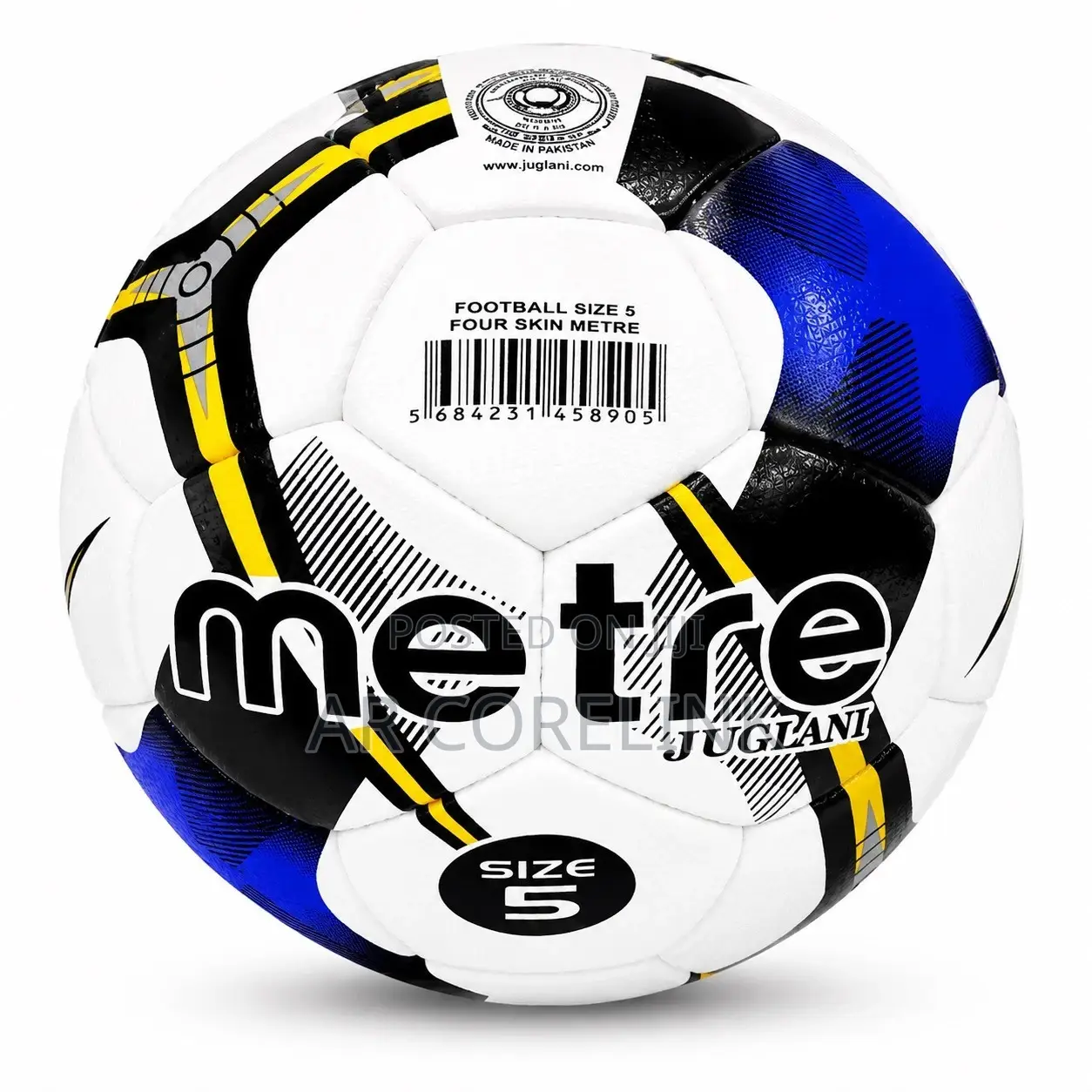 Metre Professional Soccer Ball - Anti Slip