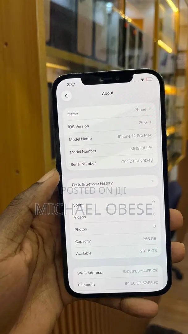 Apple iPhone 12 Pro Max 256 GB Black