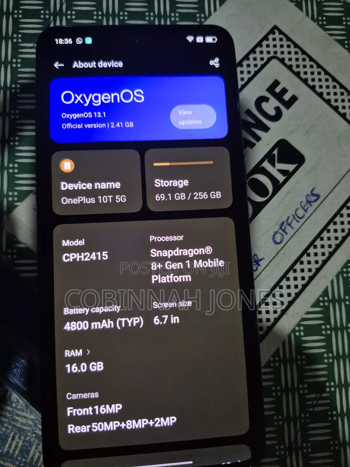 OnePlus 10T 256 GB Black