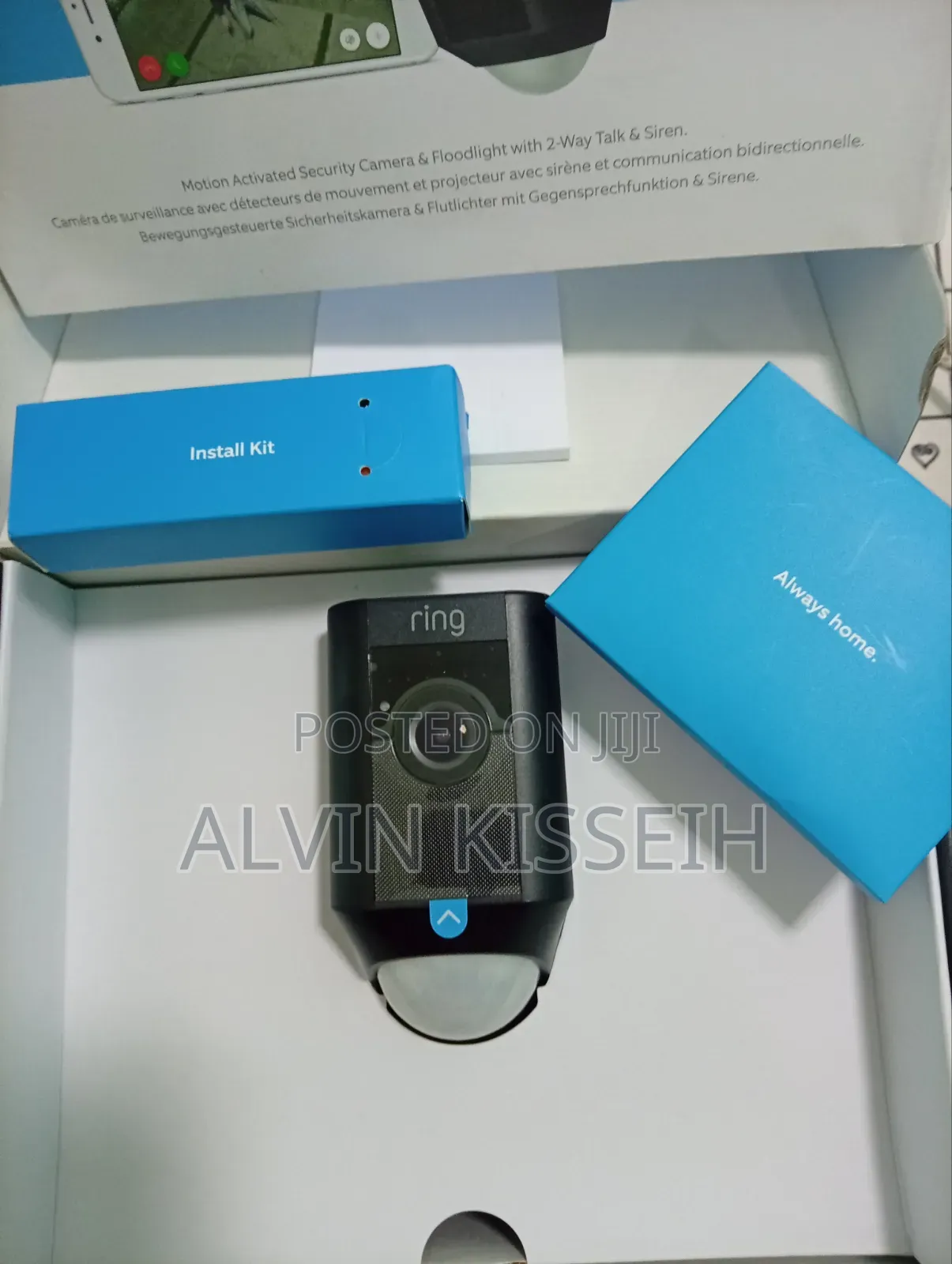 Flood Light Ring Security Camera