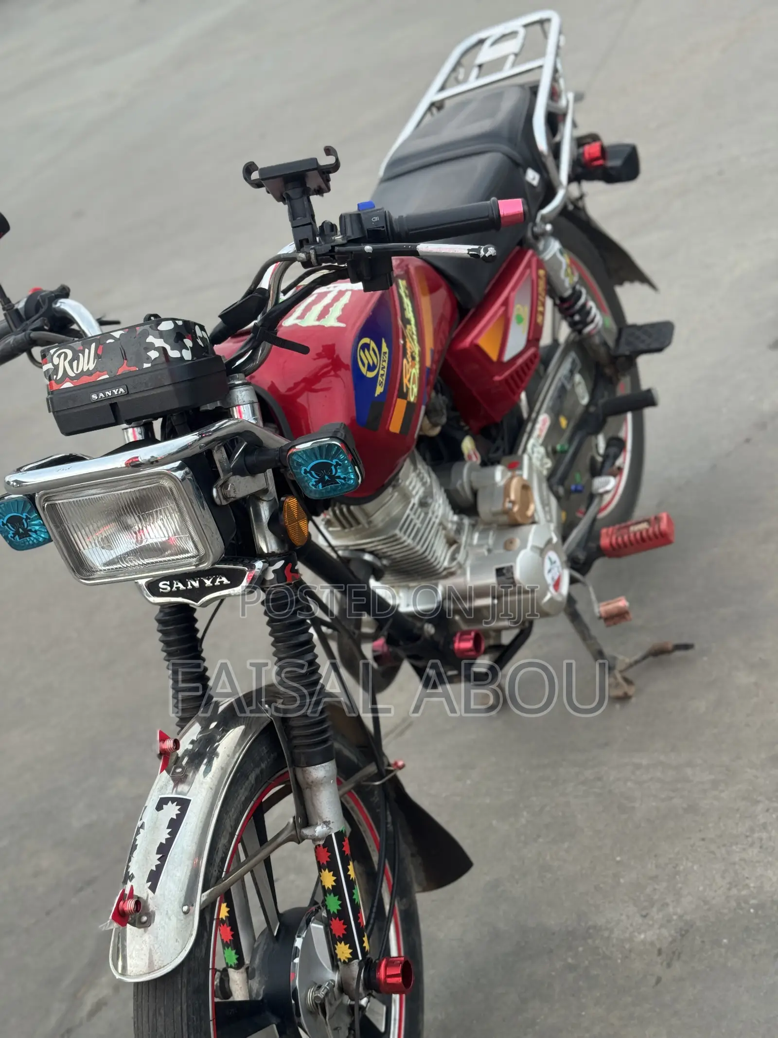 Sanya SY125-16 2025 Red