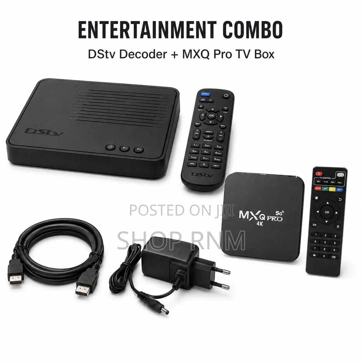 Nigeria DStv HD and Android TV Box Combo Set