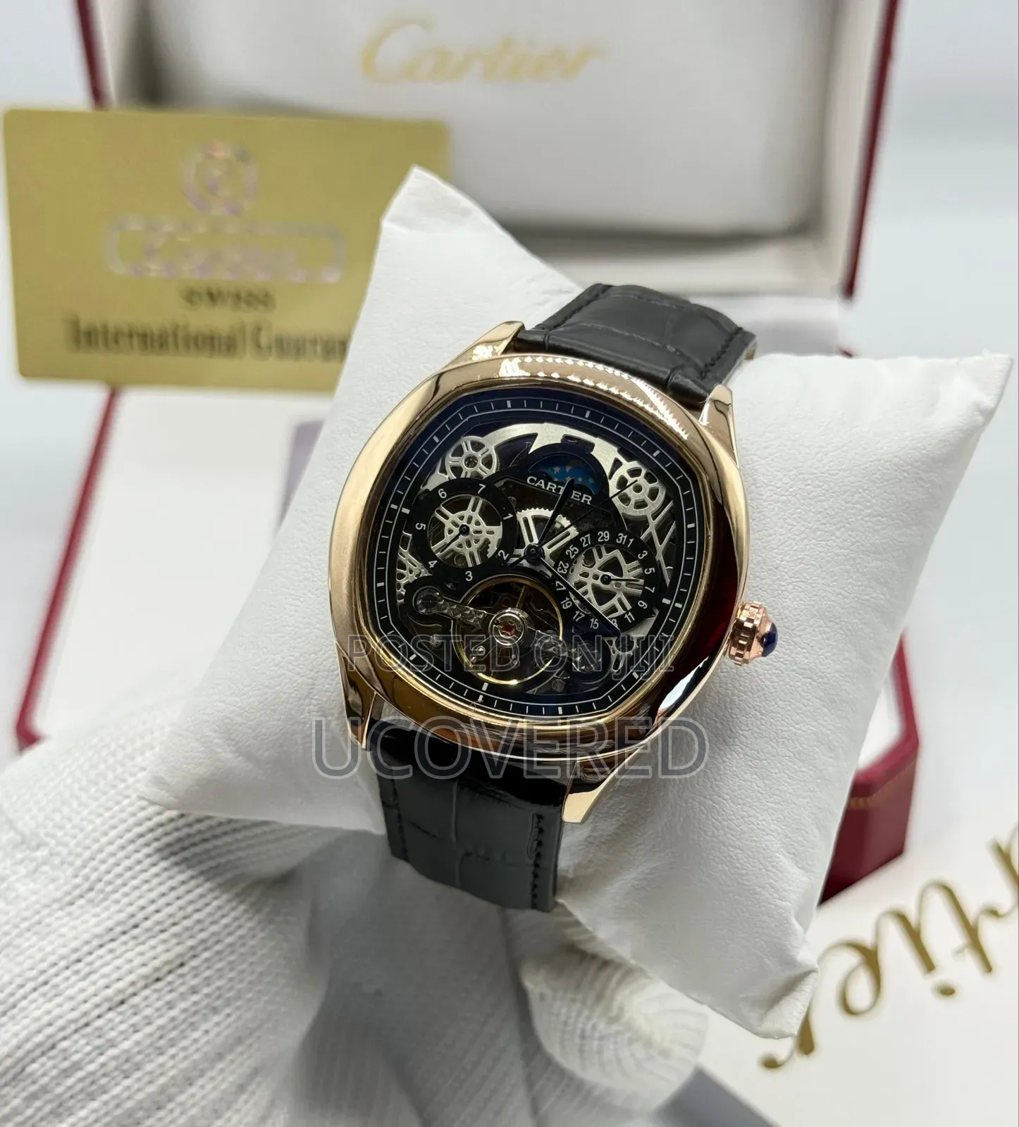 CARTIER Skeleton Wristwatch