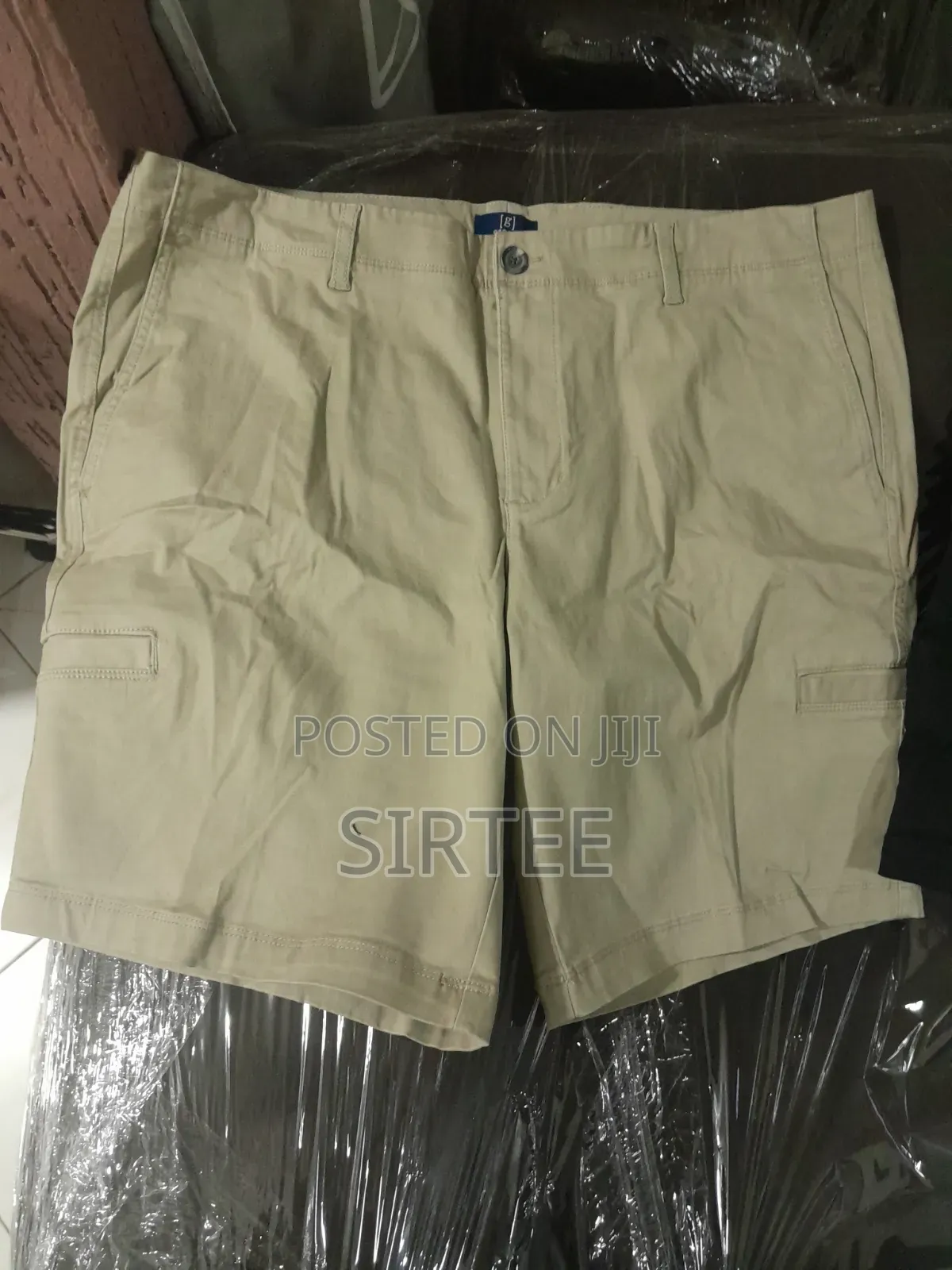 Mens Khaki Shorts
