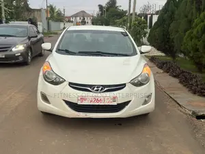 Hyundai Elantra GLS Sedan FWD (1.8L 4cyl 6M) 2013 White