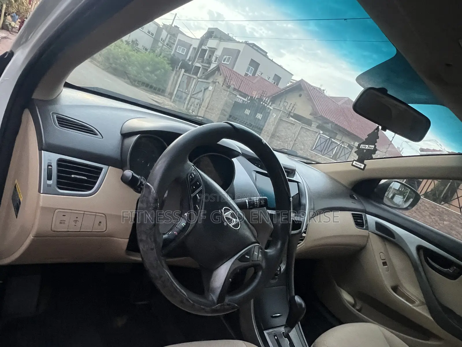 Hyundai Elantra GLS Sedan FWD (1.8L 4cyl 6M) 2013 White