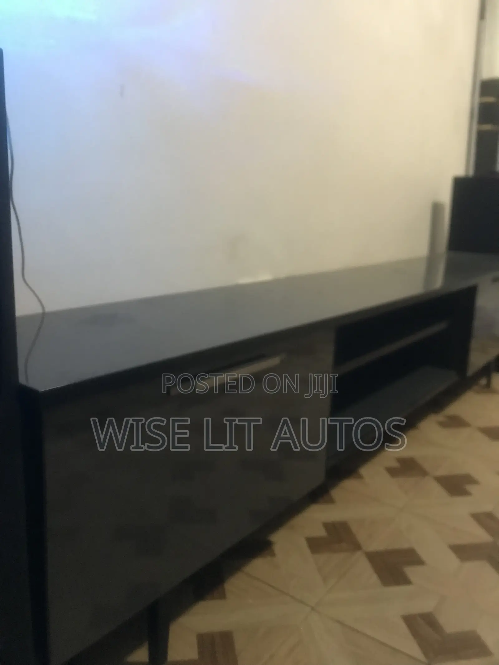 Classic TV Stand 7 Feet Long