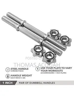 30KG Chrome Plated Adjustable Dumbells