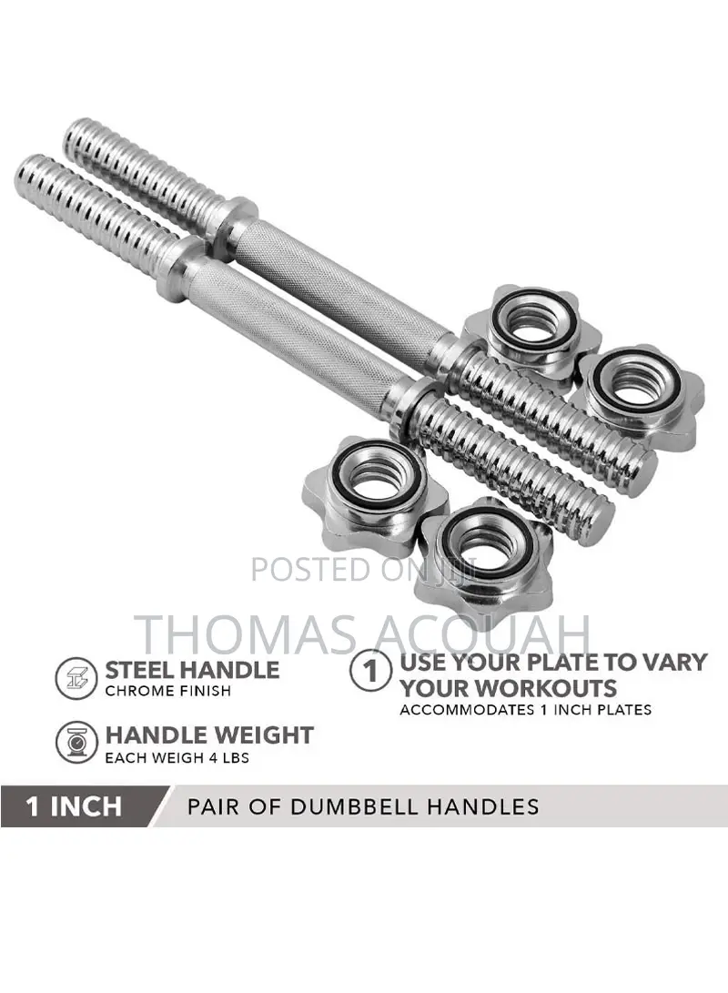 30KG Chrome Plated Adjustable Dumbells