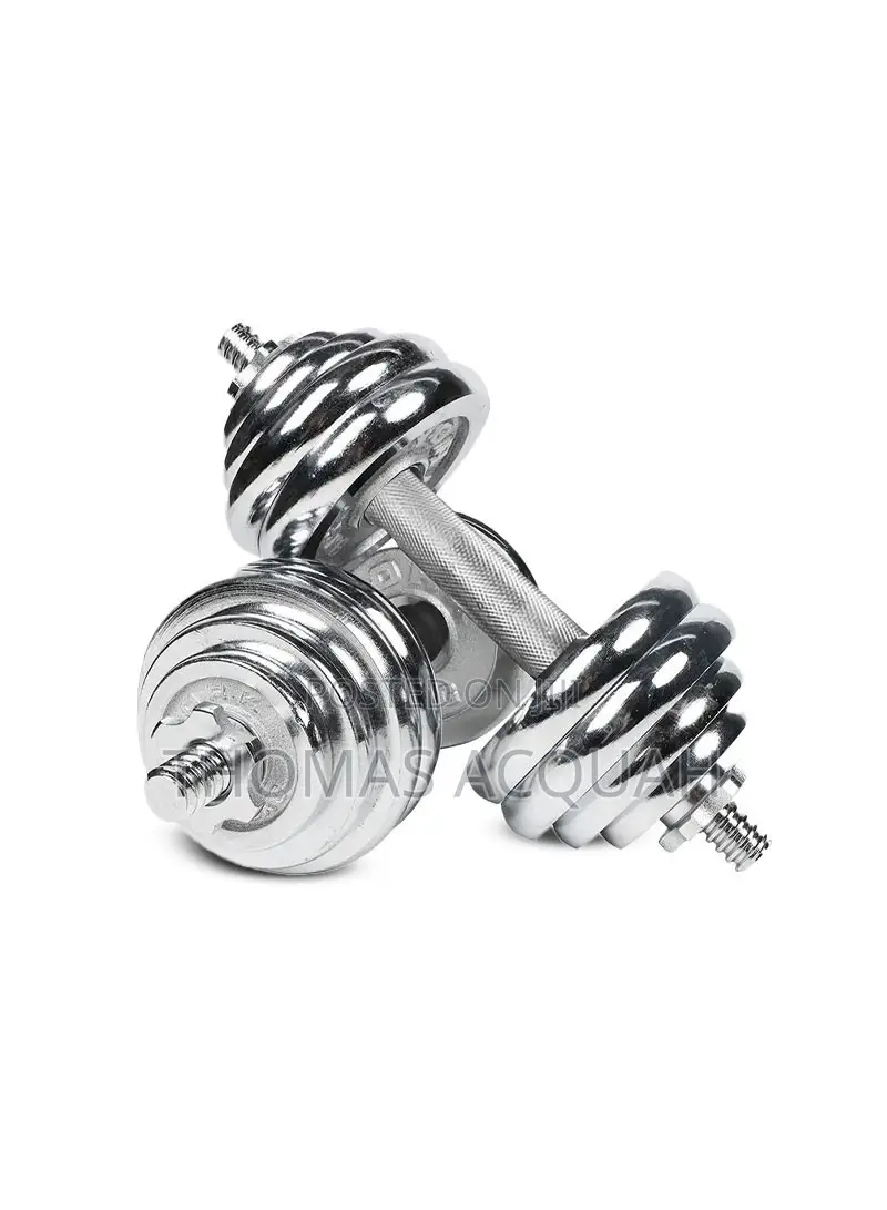30KG Chrome Plated Adjustable Dumbells