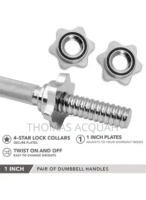 30KG Chrome Plated Adjustable Dumbells