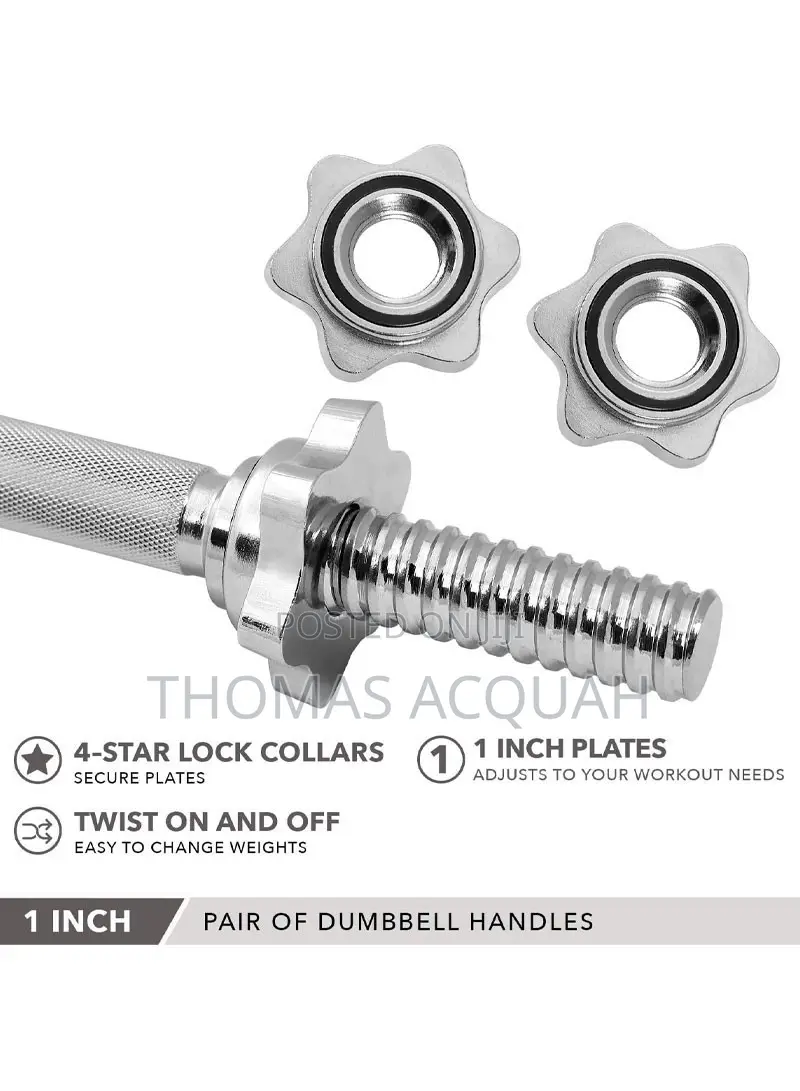30KG Chrome Plated Adjustable Dumbells